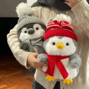 Cozy Commute Penguin Plushie