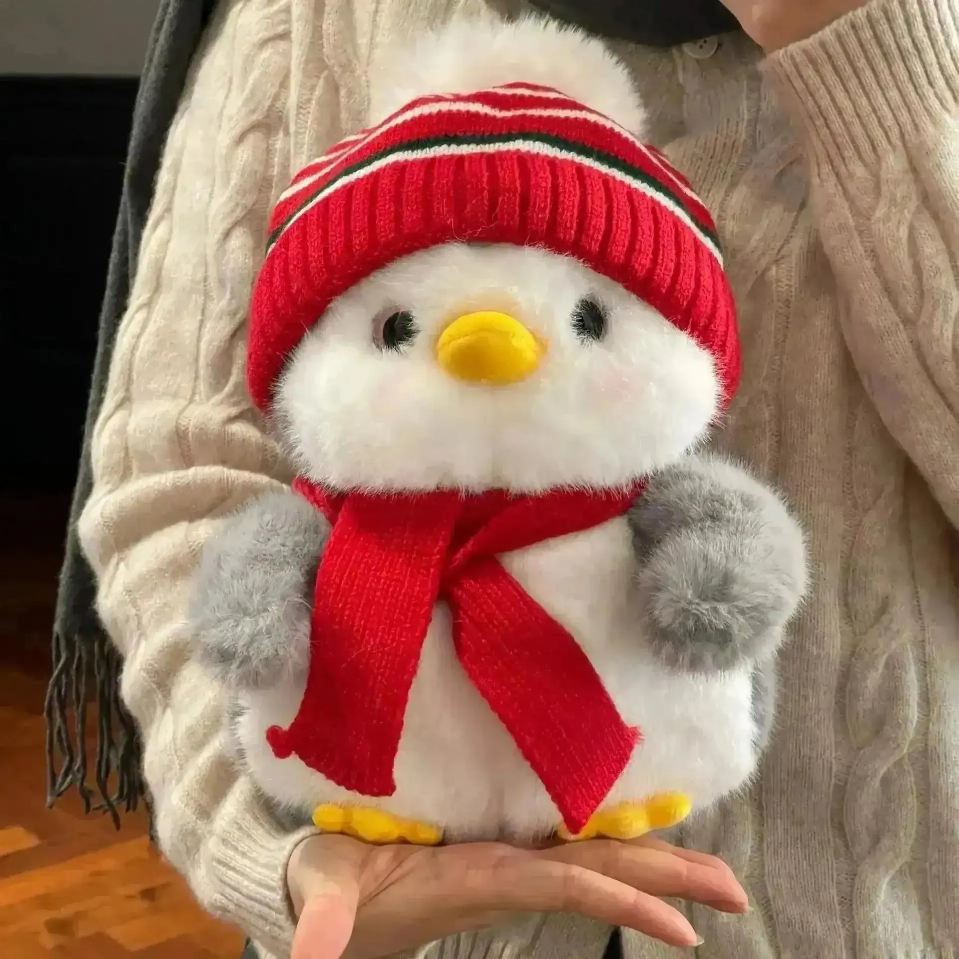 Cozy Commute Penguin Plushie