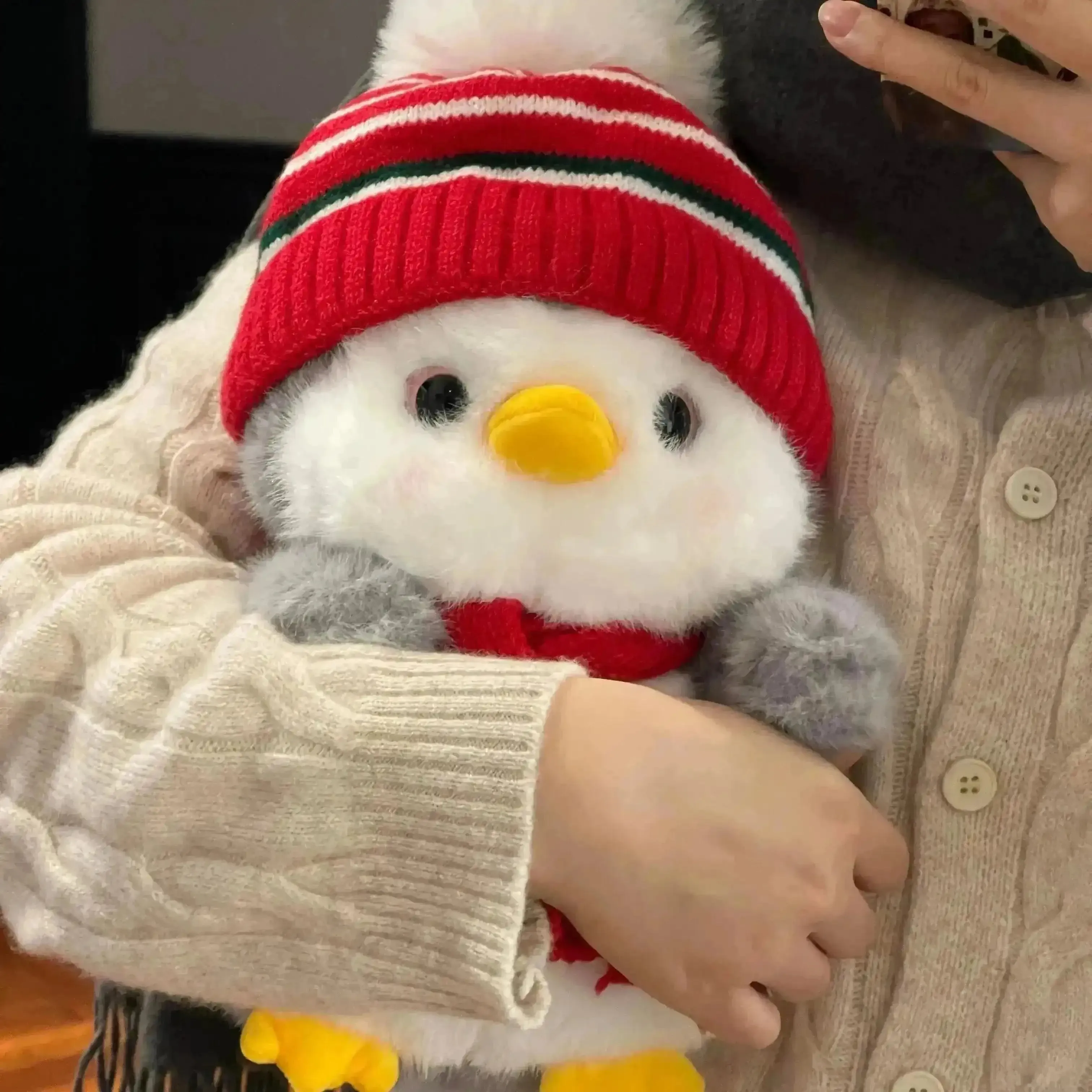 Cozy Commute Penguin Plushie
