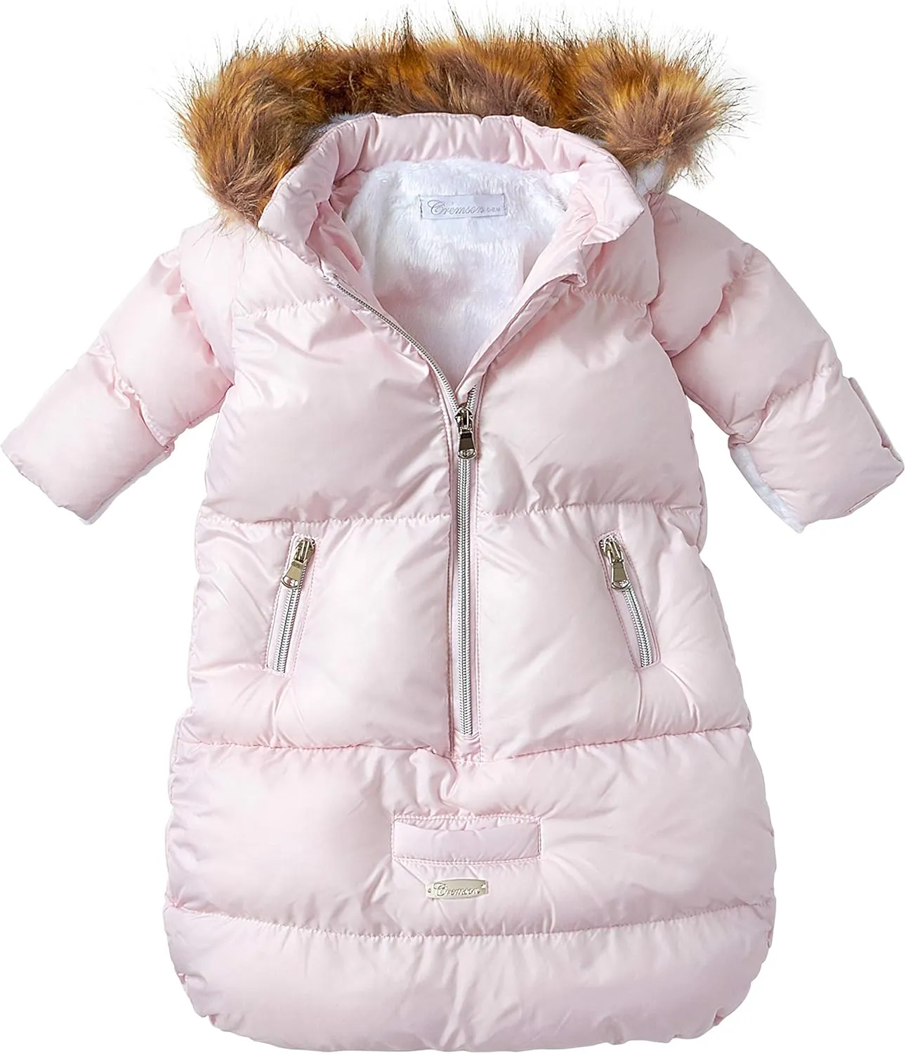 Cremson Girls Boys Newborn Infant Baby Puffer Carbag Pram Bag Snowsuit Bunting