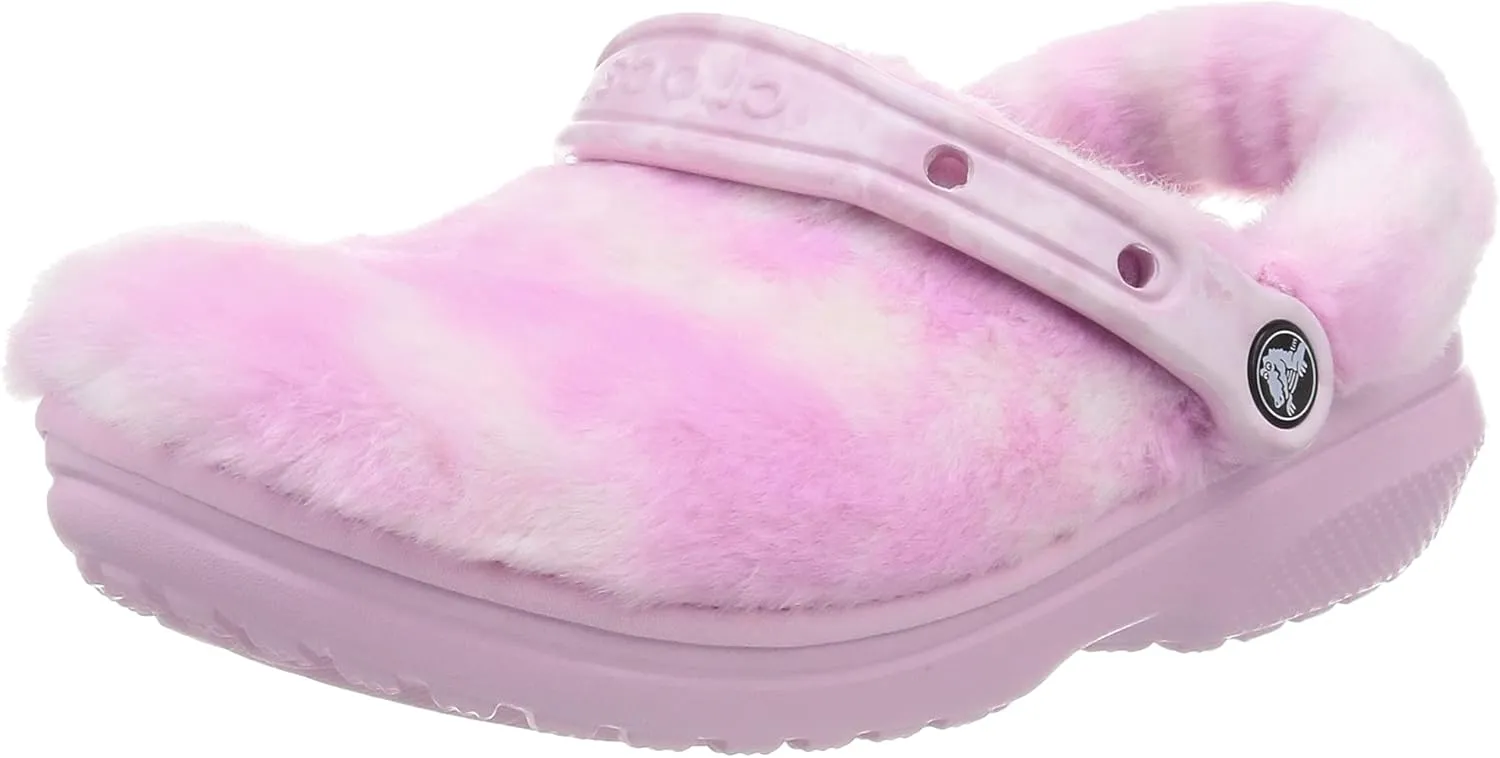 Crocs Unisex-Adult Men's and Women's Classic Fur Sure Clog | Fuzzy Slippers