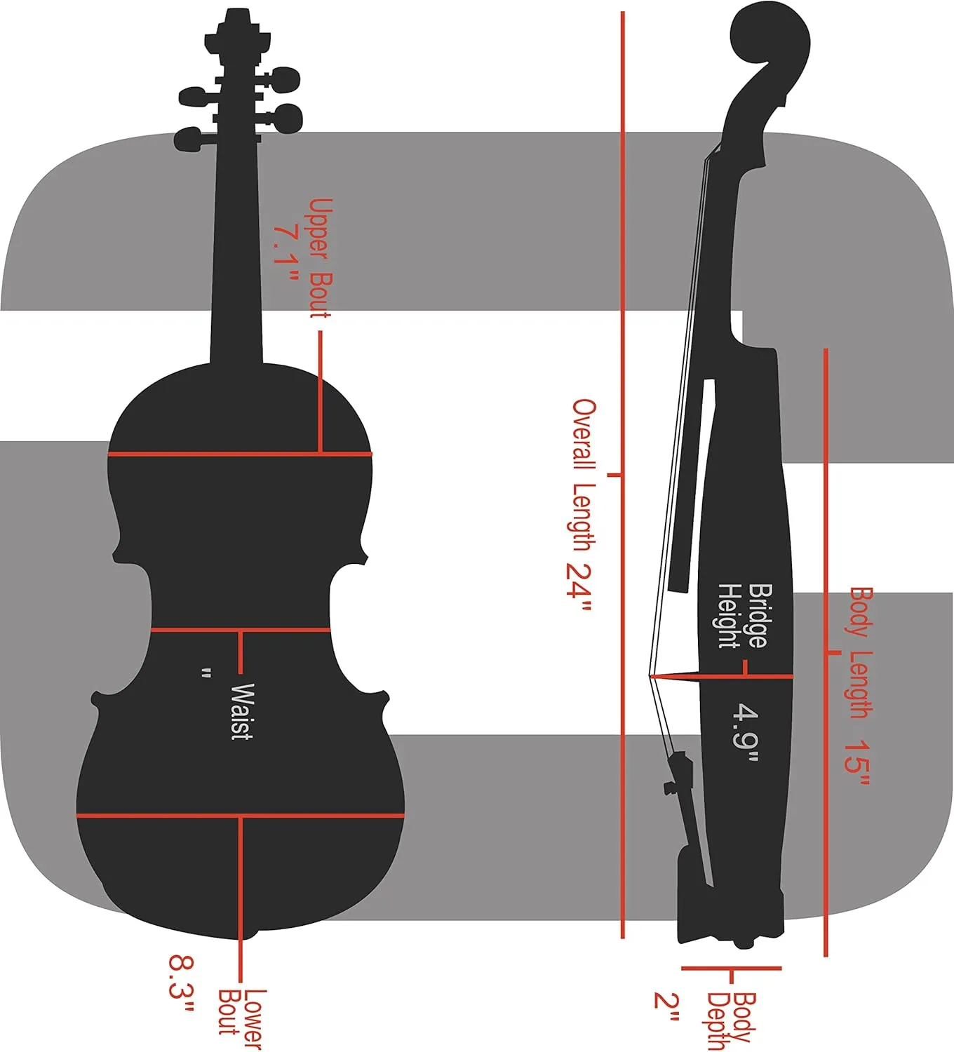 Crossrock 4/4 Violin Case-Backpack Style in Silver (CRA860SVFSL)