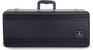 Crossrock CRA860TSBK-R Tenor Saxophone Case-Rectangular ABS Molded with Single Shoulder Strap, Black