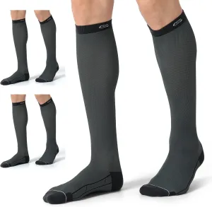 CS CELERSPORT 3 Pairs Compression Socks 20-30mmHg for Men Running Athletic Support Socks