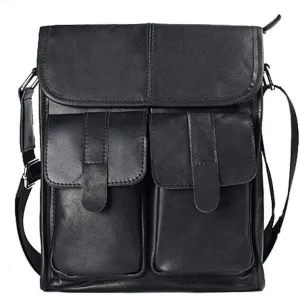 CSCDD Leather Briefcase,Sports Travel Multi Pocket Crossbody Bag Anti-Theft Mobile Phone Bag Suitable for Travel Sports