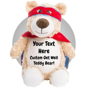 Custom Teddy Bear With Name! You Choose the Font and Colors - Personalized Teddy Bear - Custom Message Teddy Bears - Make Your Own Stuffed Animal - 17" Custom Stuffed Animals