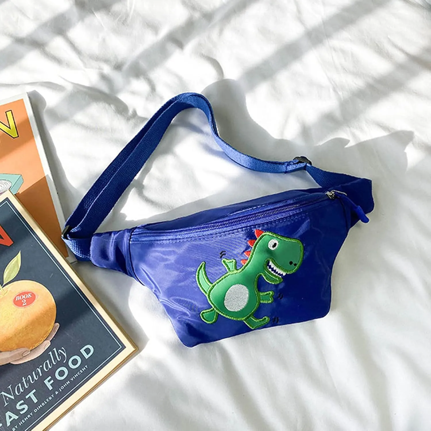 Cute Dinosaur Kids Fanny Pack Waist Pack Small Belt Bum Bag Crossbody Purse Waist Pouch for Toddler Girls Boys