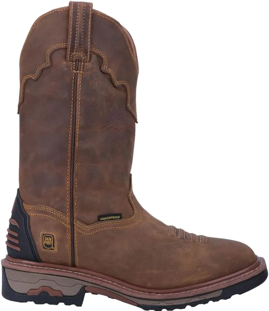 Dan Post Mens Blayde Waterproof Work Safety Shoes Casual - Brown - Size 16 EW