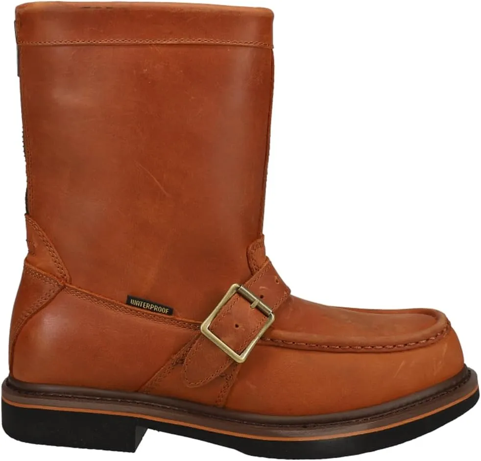 Dan Post Mens Covey 10 Inch Waterproof Soft Toe Work Safety Shoes Casual - Brown