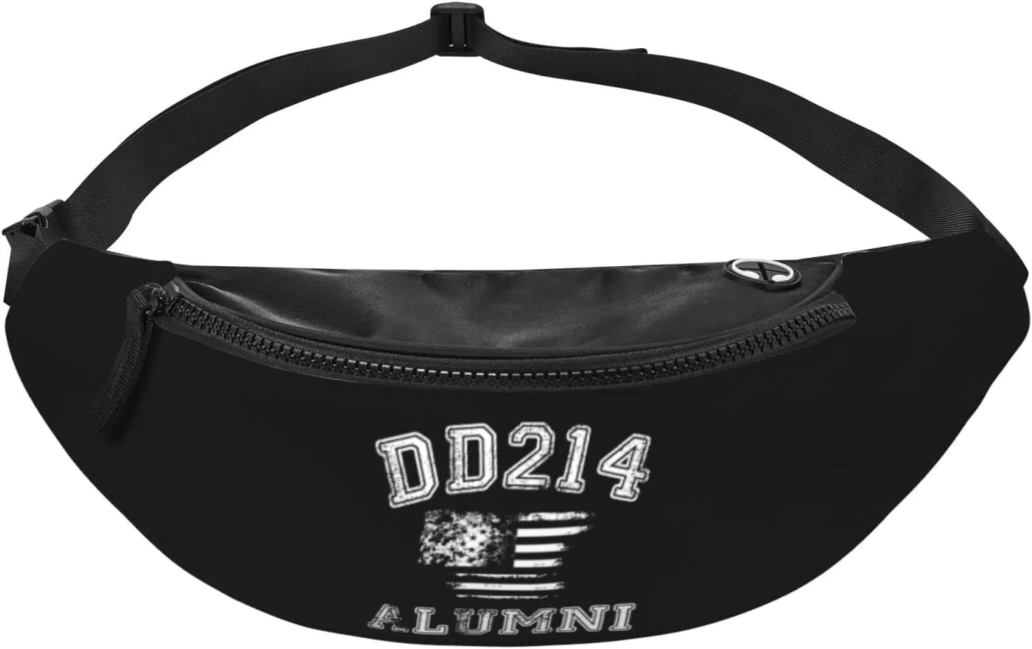 Dd214 Alumni Adjustable Leisure Waistpack Outdoor Sports Running Waistpack Travel Phone Bag