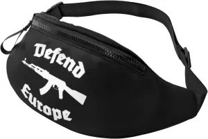 Defend Europe Adjustable Leisure Waistpack Outdoor Sports Running Waistpack Travel Phone Bag