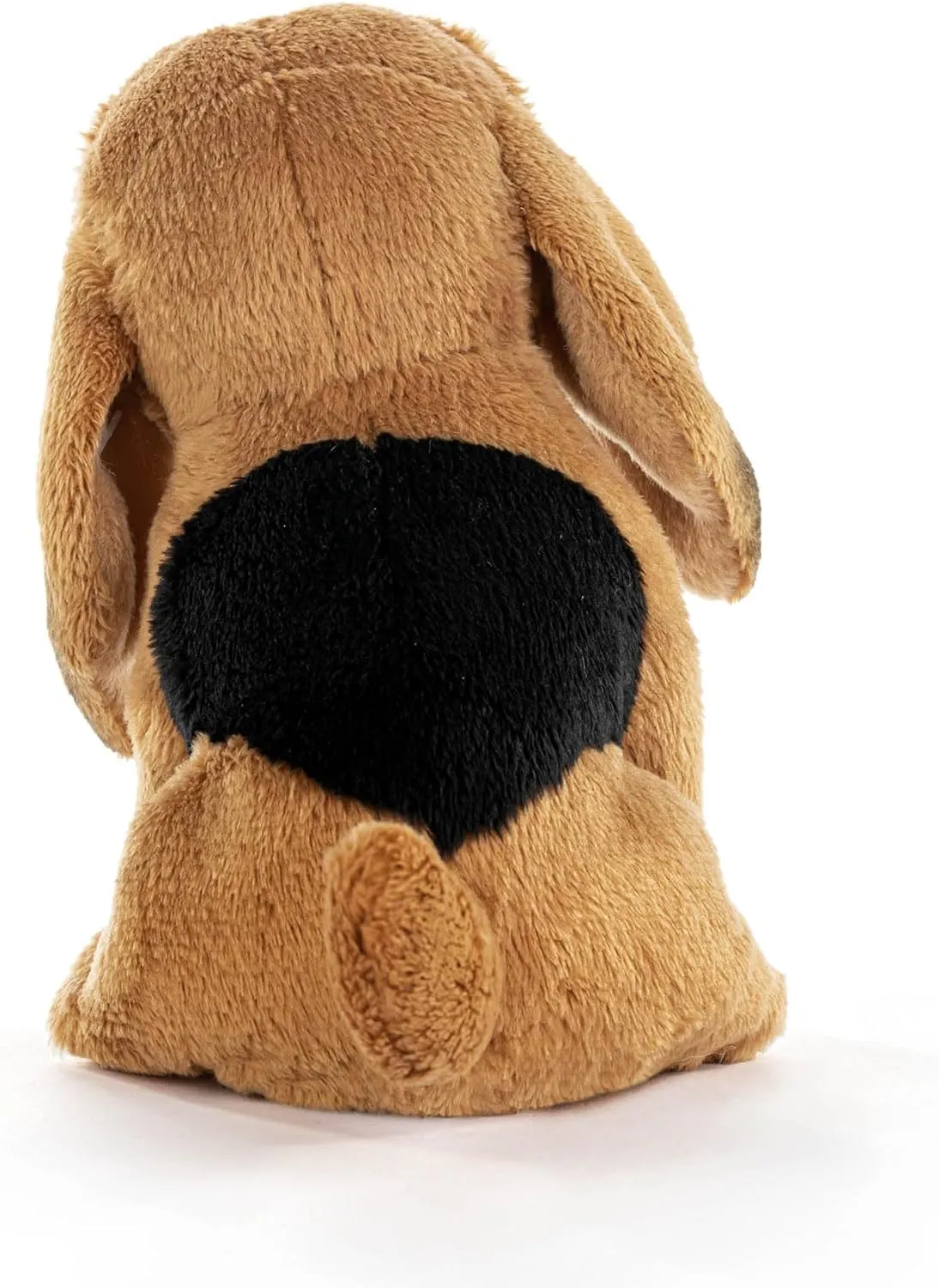 DEMDACO 5004810080 Animalcraft Bloodhound Dog Tan and Black 6.5 x 5.5 inch Polyester Soft Plush Stuffed Beanbag Animal