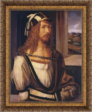 Design Toscano Durer Self Portrait, 1498: Canvas Replica Painting: Large