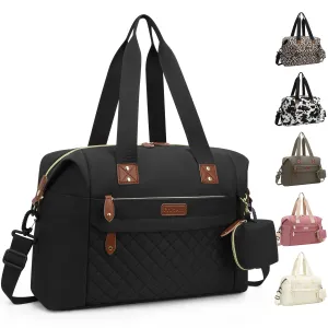Diaper Bag Tote, Diaper Baby Bags with Pacifier Case, Shoulder Straps, Stroller Clips, Waterproof Large Mommy Maternity Travel Baby Tote for Mom and Dad, black
