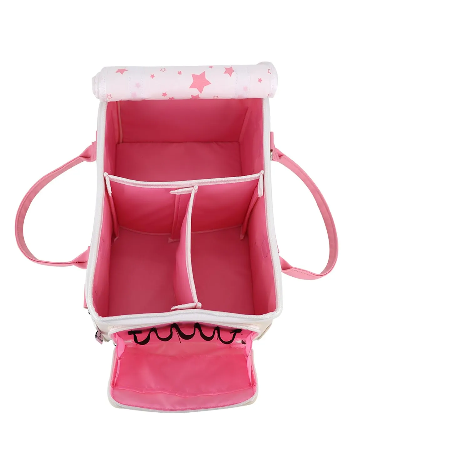 Diaper Caddy Organizer with Lid, Baby Travel Essential, Newborn Essentials Must Haves, Car Diaper Caddy, Baby Shower Gifts for Girls and Boys, Baby Bag and Baby Stuff