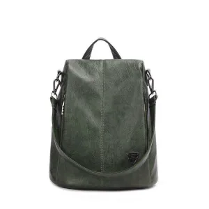 Discounted rates Women's Leather Anti Theft Backpack Special price