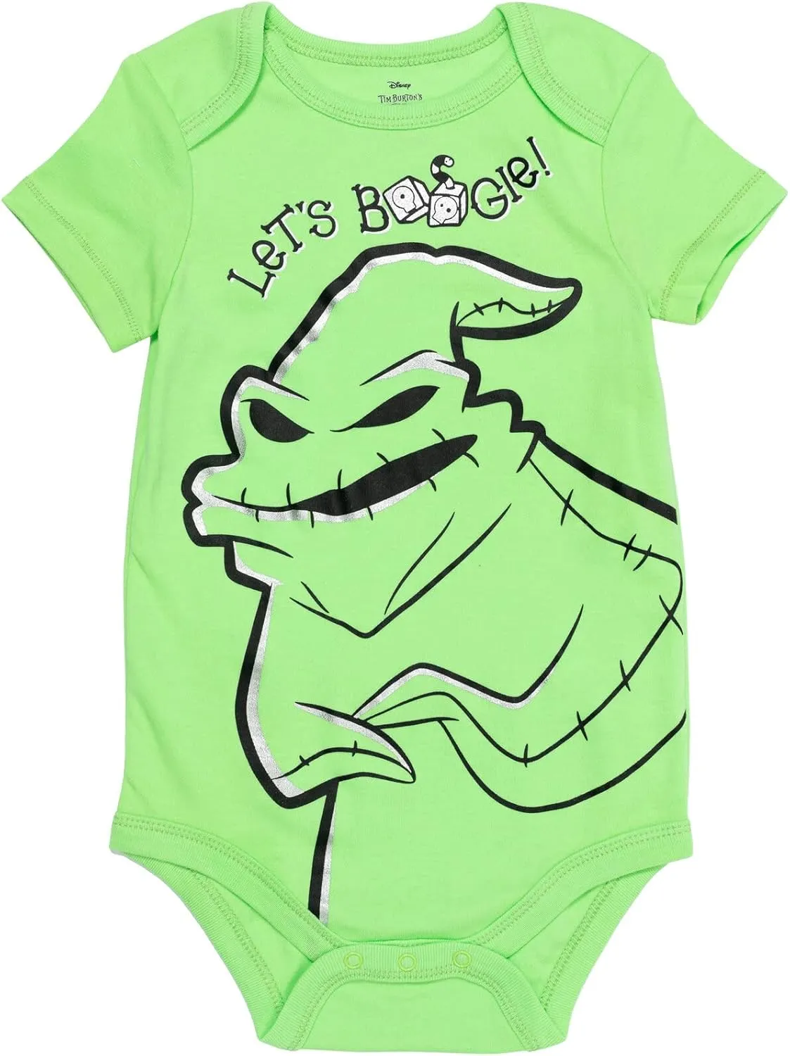Disney Nightmare Before Christmas Sally Jack Skellington Baby Girls 5 Pack Bodysuits Newborn to Infant
