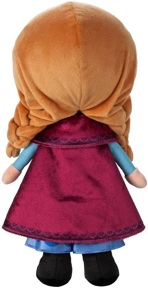 Disney Store Official Princess Plush Doll, Anna from Frozen, Medium 14 Inches, Soft Plushy with Embroidered Features, Princess Toys for Girls, Disney Dolls, Stuffed Animals for Girls