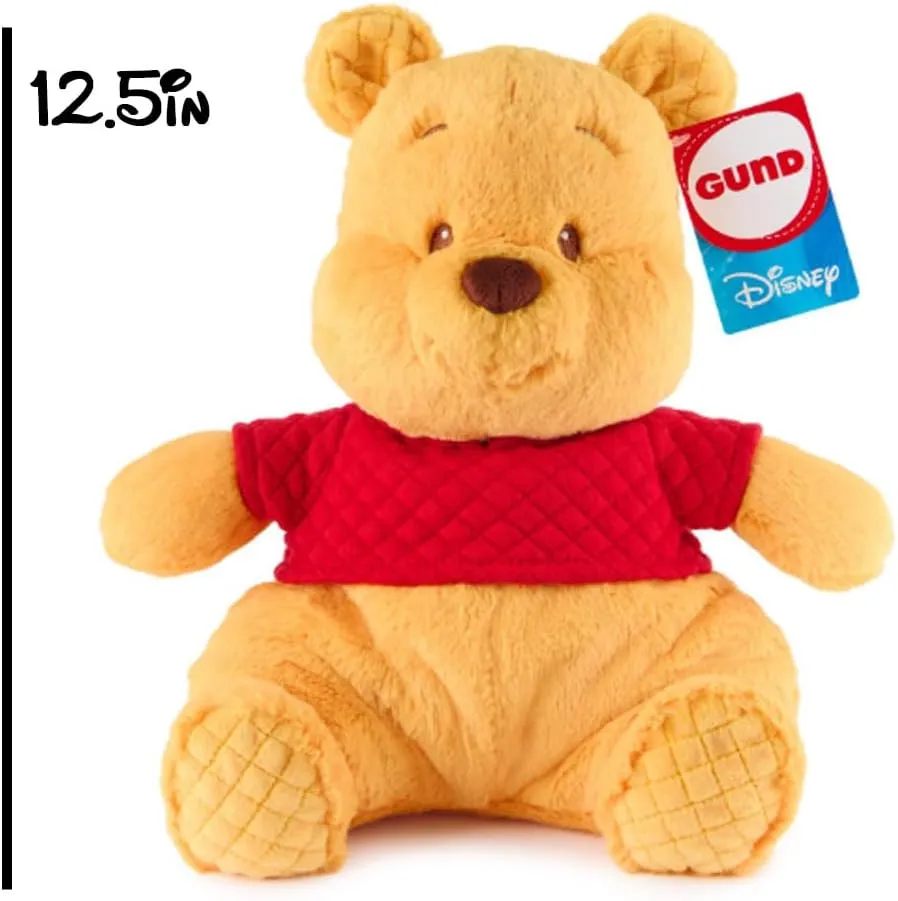 Disney Winnie The Pooh Oh So Snuggly Winnie The Pooh Personalized Custom Plush Toy - 12.5 Inches