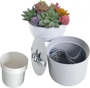 Diversion Safes - Hide Money Container,Cash At Home Safe Box Secret Spare Key Hider | Flower Pot Key Hider Storage Box With Key Lock For Outdoor Garden Lawn Backyard