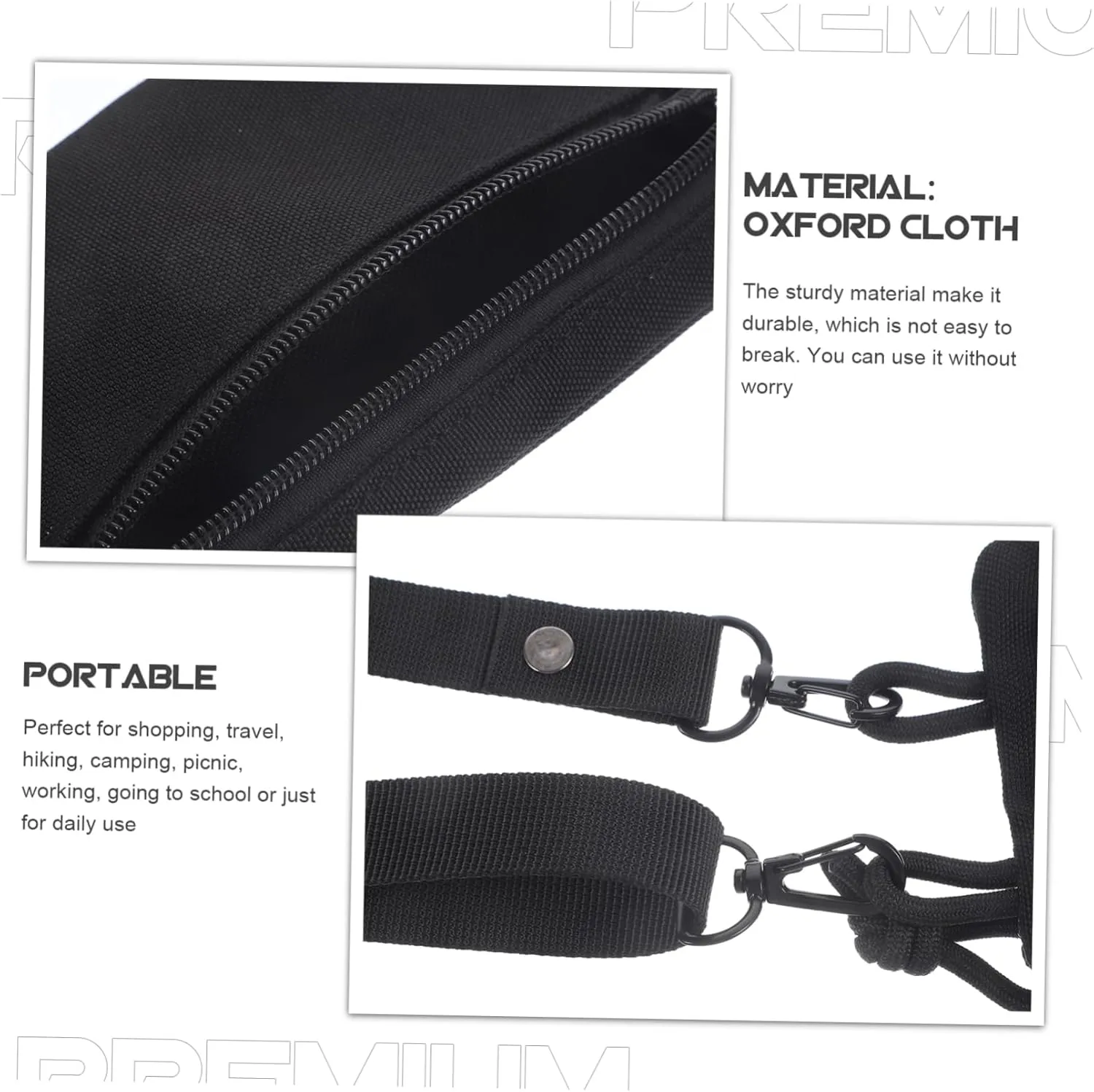 DOITOOL Tools Belt Pouch Storage Bag Waist Change Purse Running Waist Bag Belt Purse Waist Belt Bag
