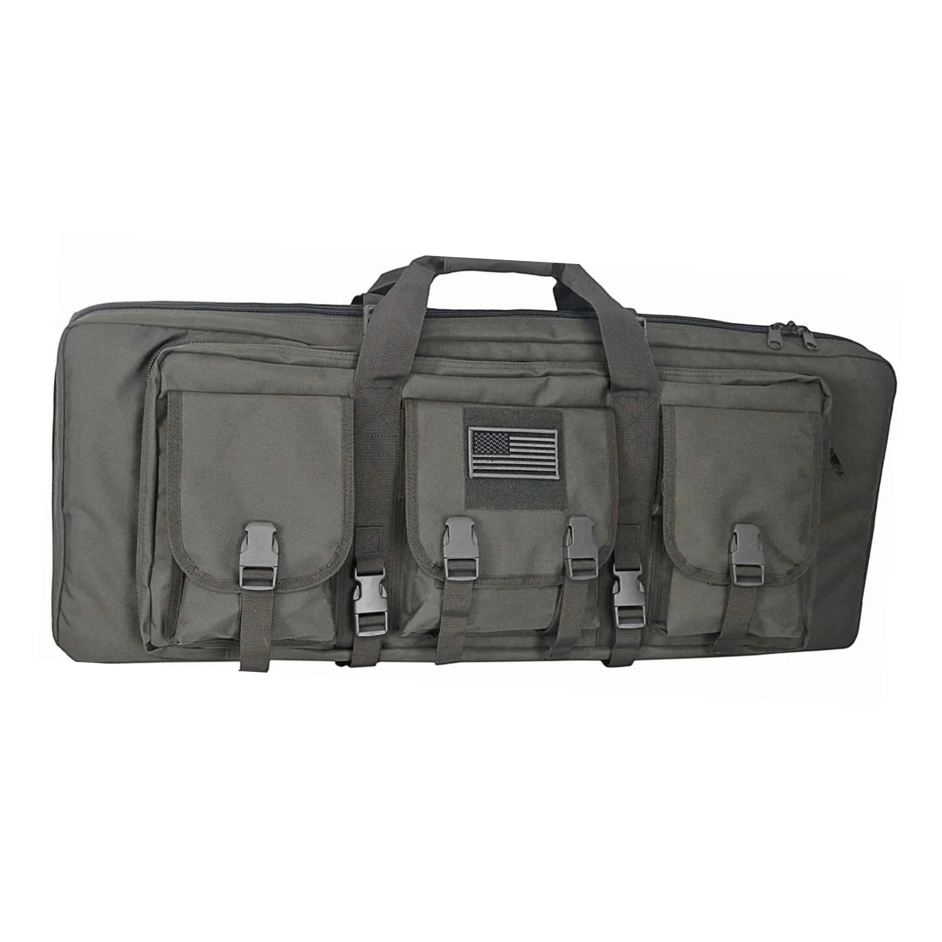 Double Rifle Case Long Rifle Classic Tactical Gun Bag Waterproof Padded, 32-Inch