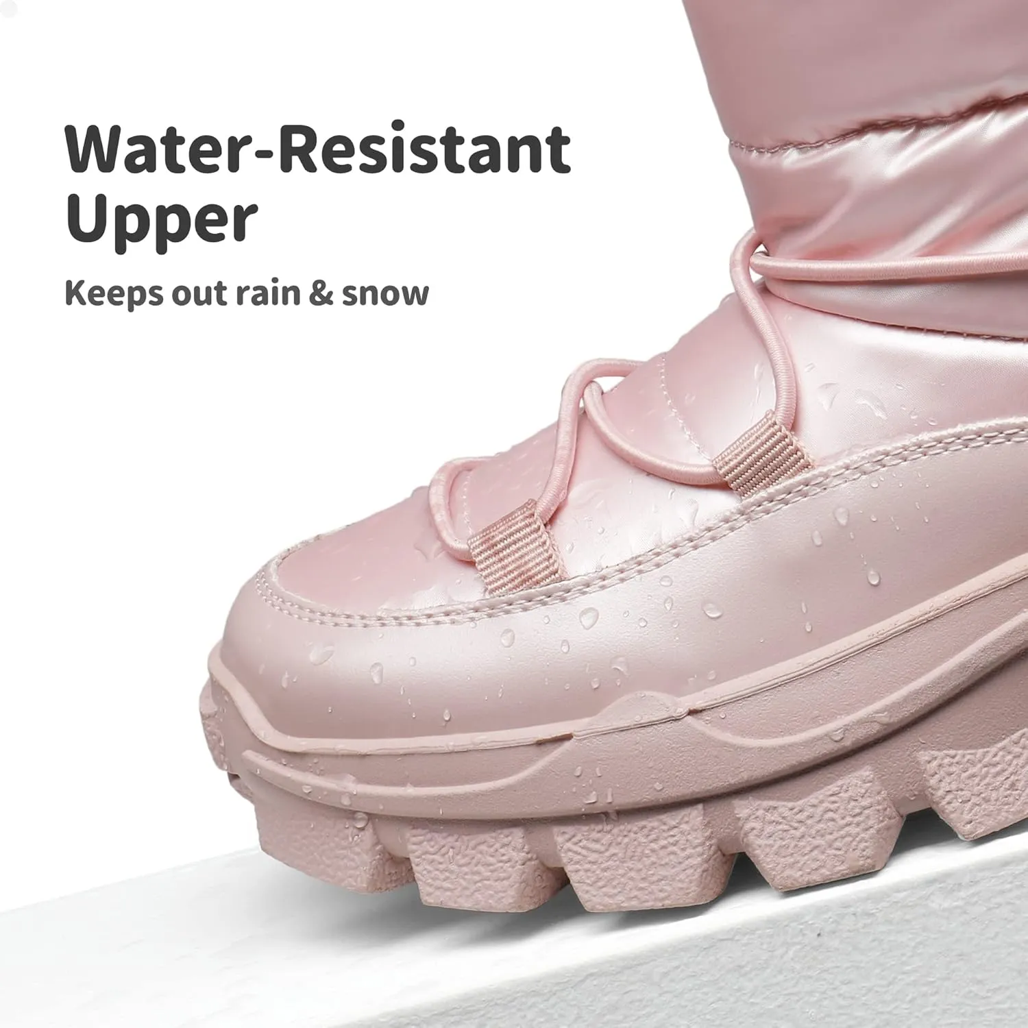 DREAM PAIRS Girls Boys Snow Boots Slip Resistant Outdoor Warm Ankle Winter Shoes Toddler/Little Kid