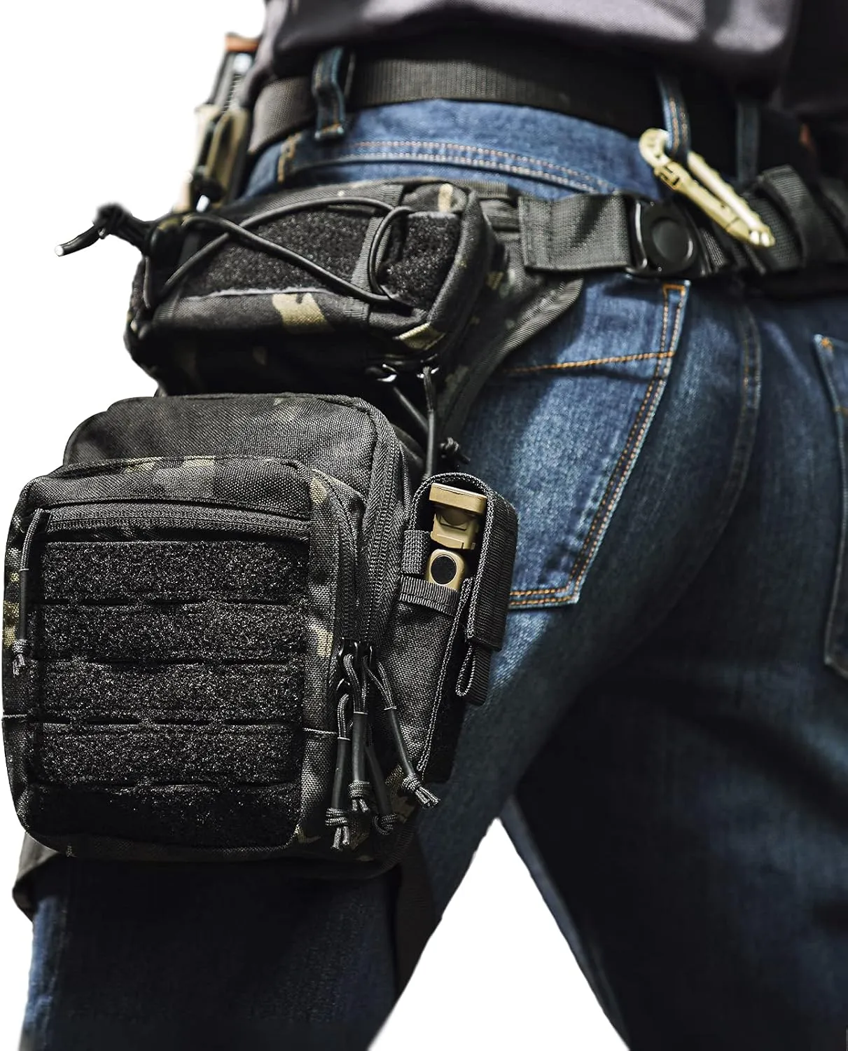 Drop Leg Bag for Men Women Military Tactical Thigh Pack Pouch Multifunctional Tactical Package Outdoor Hiking Thigh Bag