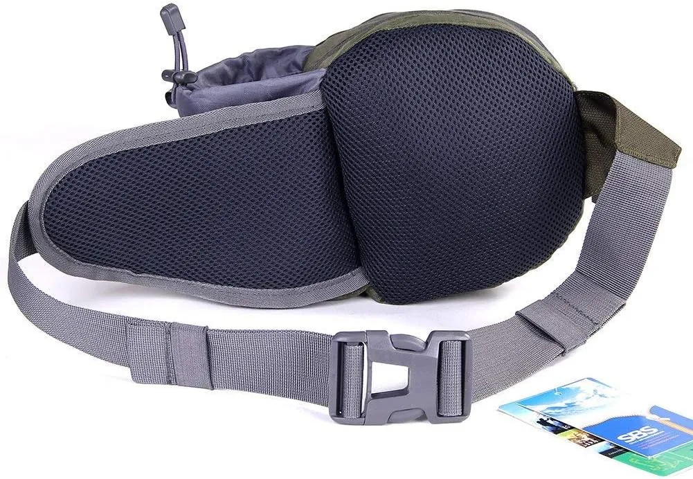 EGOGO Travel Sport Waist Pack Fanny Pack Bum Bag Hiking Bag with Water Bottle Holder S2209