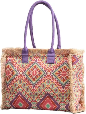 Epsion Large Canvas Tote Bag for Women Crossbody Purse Handbag Shoulder Bag Travel Messenger Gym Totes 2025