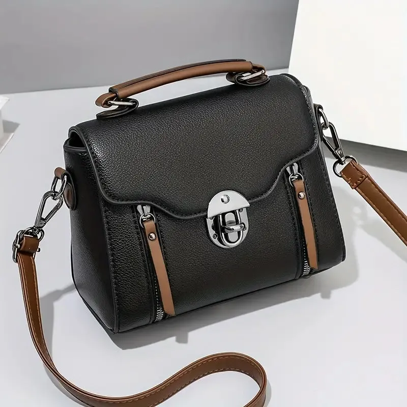 Erin | Classic Crossbody Bag with Secure Lock Detail