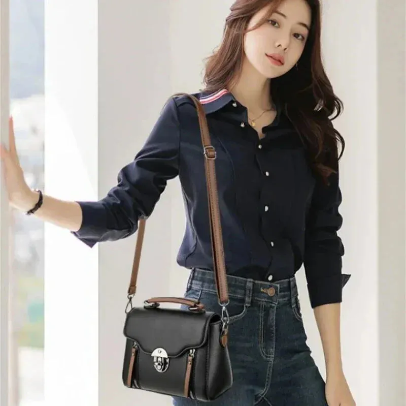 Erin | Classic Crossbody Bag with Secure Lock Detail