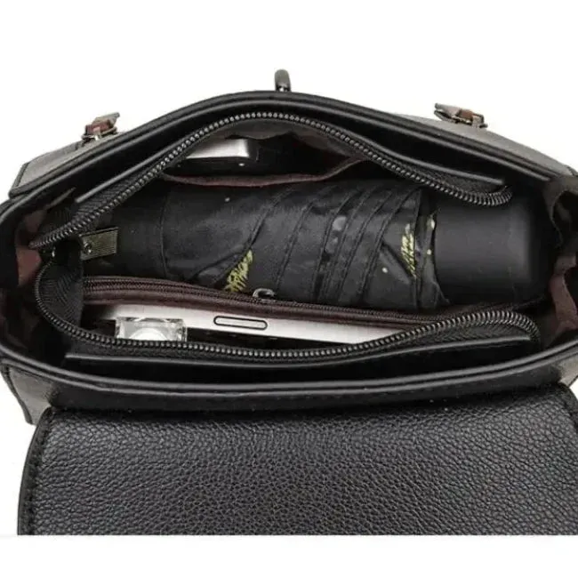 Erin | Classic Crossbody Bag with Secure Lock Detail