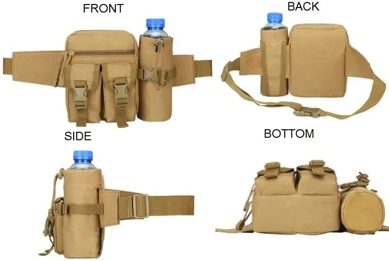 FAMI Deployment Bag Tactical Waist Pack Small Sling Pack Hand Carry Bag Handlebar Bag