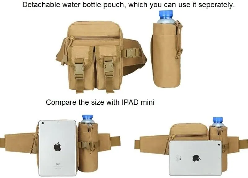FAMI Deployment Bag Tactical Waist Pack Small Sling Pack Hand Carry Bag Handlebar Bag