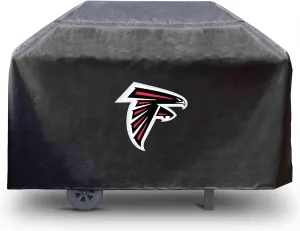 FANMATS 41155 NFL - Atlanta Falcons Rectangular Black Grill Cover - Fits 3 and 4 Burner Grills - 68in x 21in x 35in