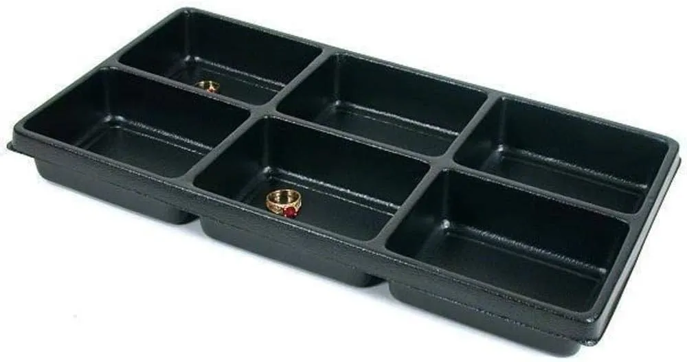 FindingKing 12 Pocket Watch Jewelry Display Tray Glass Lid Case