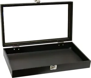FindingKing 16 Pocket Watch Jewelry Tray Display Glass Top Case