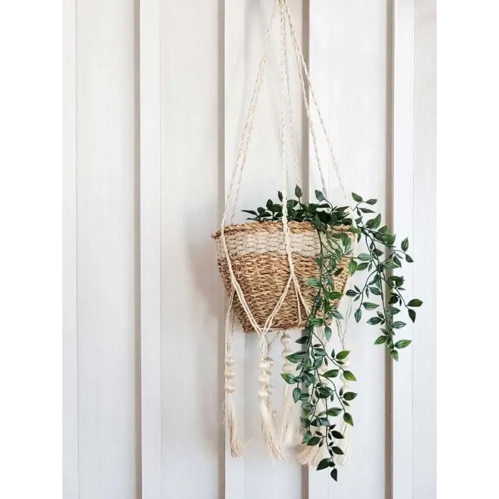 Fiora Macramé Plant Hanger Set of 2 for Stylish Home Decor