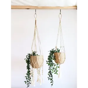 Fiora Macramé Plant Hanger Set of 2 for Stylish Home Decor