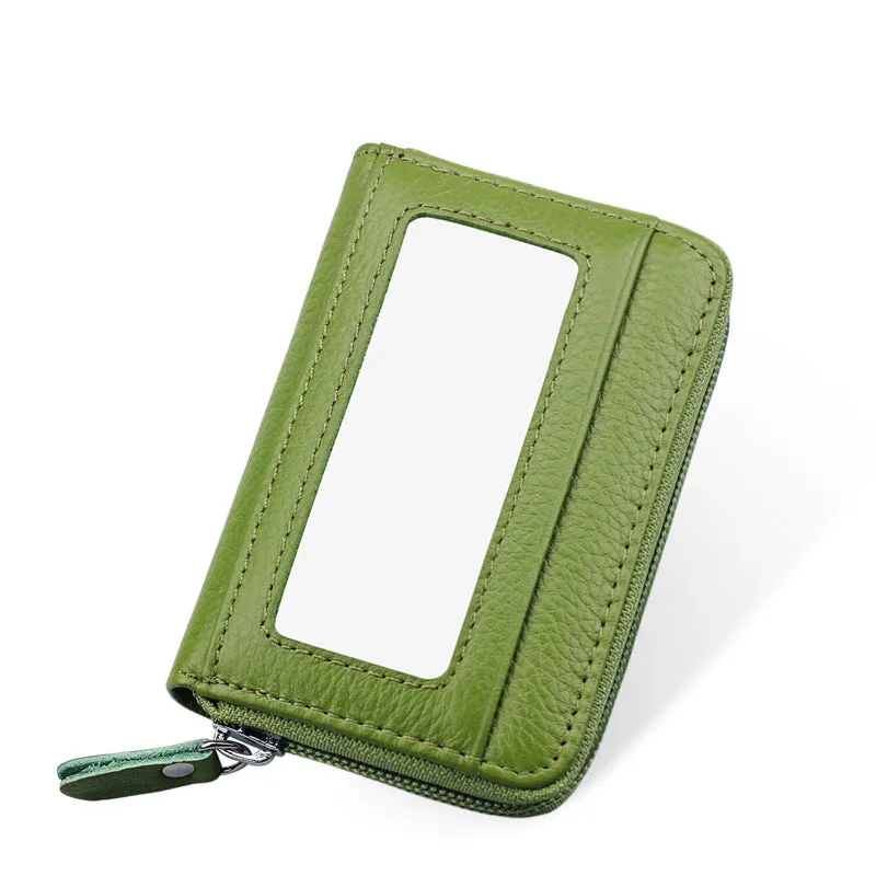 First Layer Cowhide Credit Organ Multiple Card Holder
