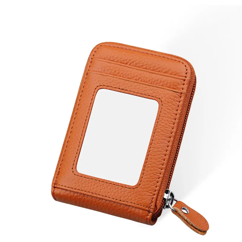 First Layer Cowhide Credit Organ Multiple Card Holder