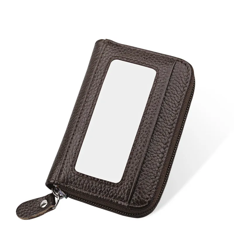 First Layer Cowhide Credit Organ Multiple Card Holder