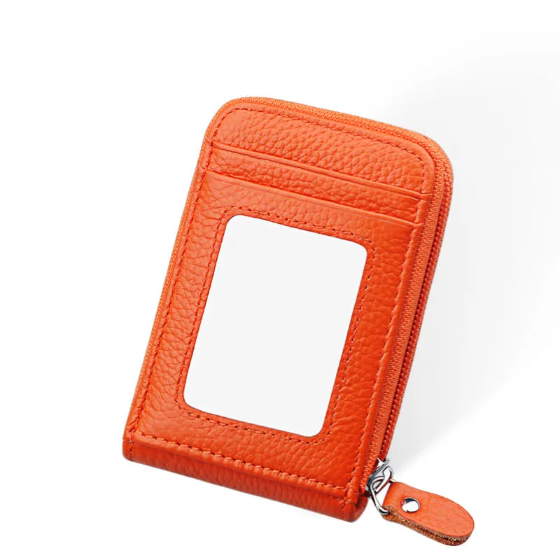 First Layer Cowhide Credit Organ Multiple Card Holder