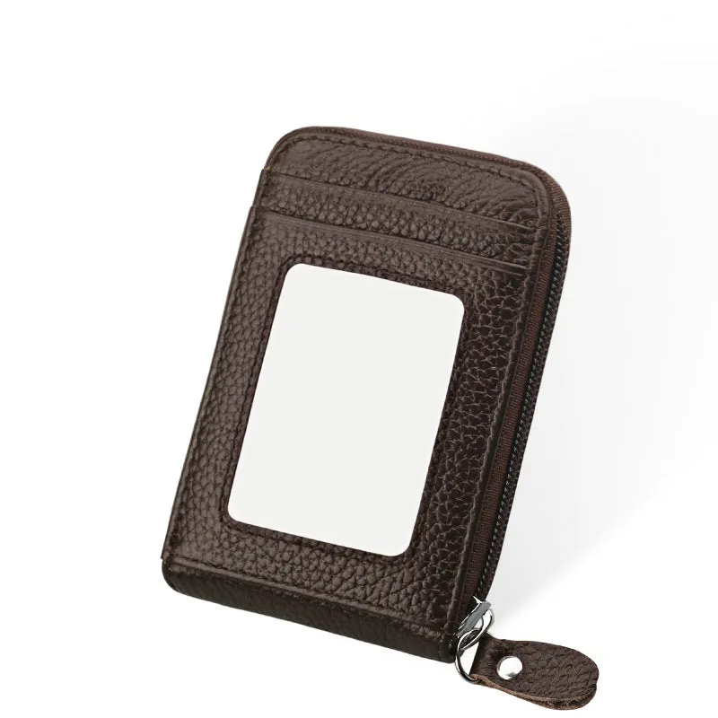 First Layer Cowhide Credit Organ Multiple Card Holder