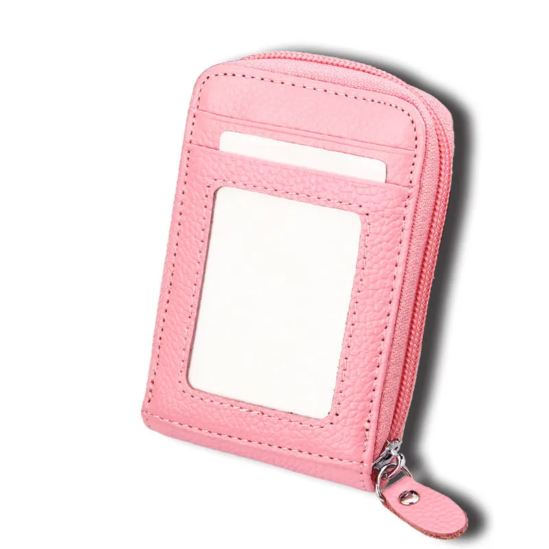 First Layer Cowhide Credit Organ Multiple Card Holder