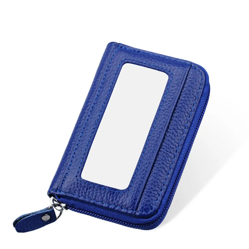 First Layer Cowhide Credit Organ Multiple Card Holder