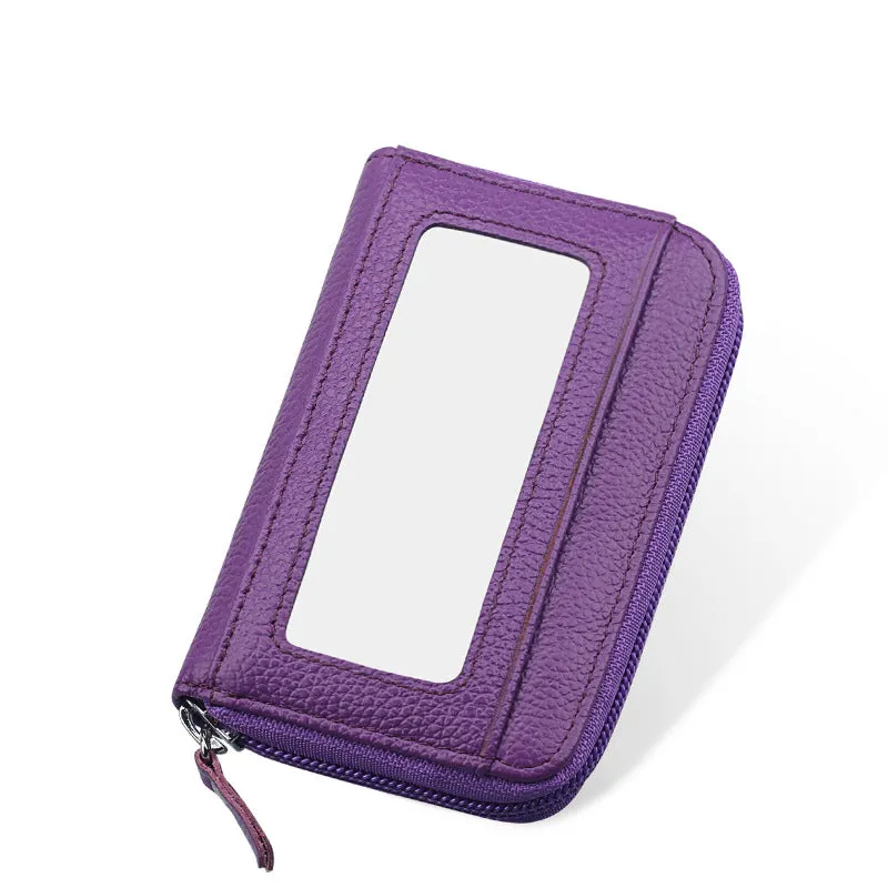 First Layer Cowhide Credit Organ Multiple Card Holder