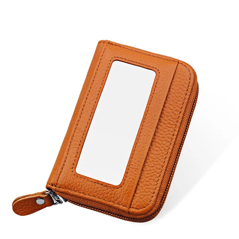 First Layer Cowhide Credit Organ Multiple Card Holder