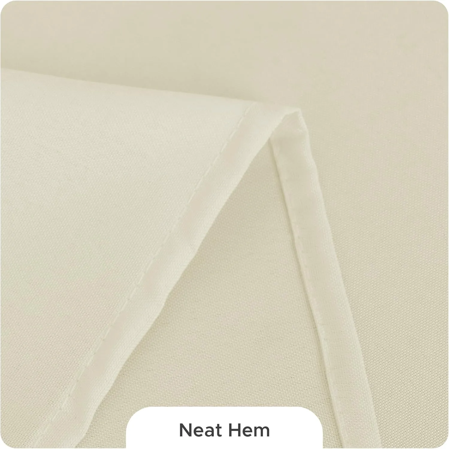 Fitable 8 Pack Round Tablecloths: Stain Resistant Wrinkle Free Circle Table Clothes, Washable Reusable Polyester Table Covers for Wedding Party Birthday Banquet Reception(Ivory, 120 Inch)